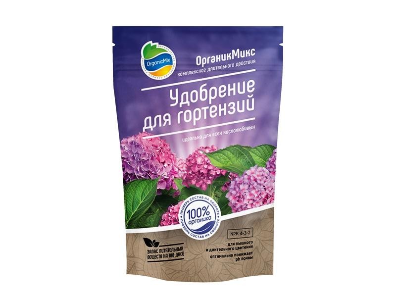 Удобрение для гортензий ОрганикМикс 800г