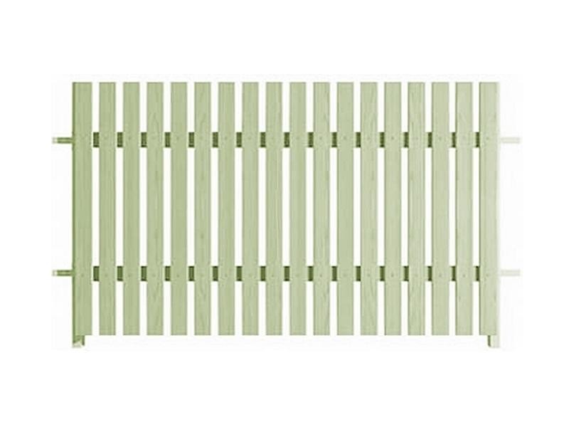 Заборная секция Штакетник KD-Green 1.5*3.0