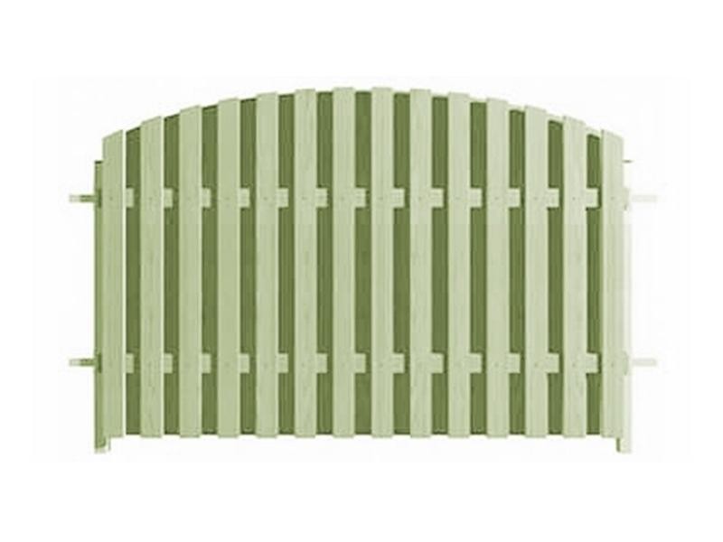 Заборная секция Волна Шахматка KD-Green 1.5*3.0